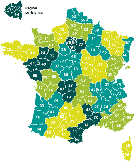 Carte de France