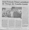 La Presse de Vesoul présente l'AROPA de Franche Comté