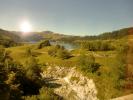 Surplomb du lac de Roselend