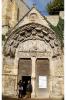 Saint-Emilion - Portail de l'église monolithe